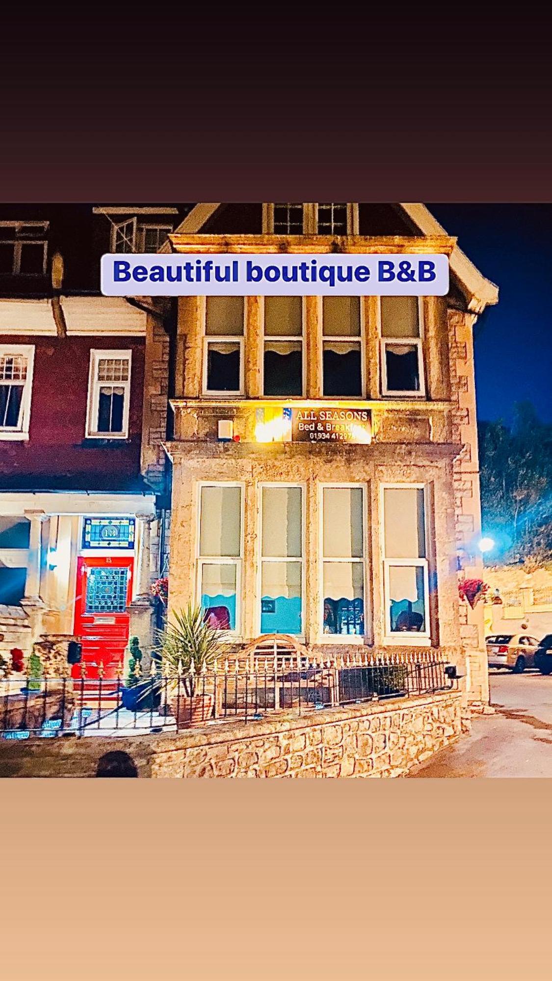 All Seasons Bed & Breakfast - Adults Only Weston-super-Mare Exterior foto
